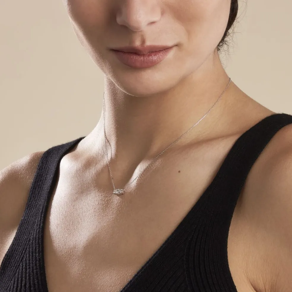 Collier Or Blanc Sabine Diamants