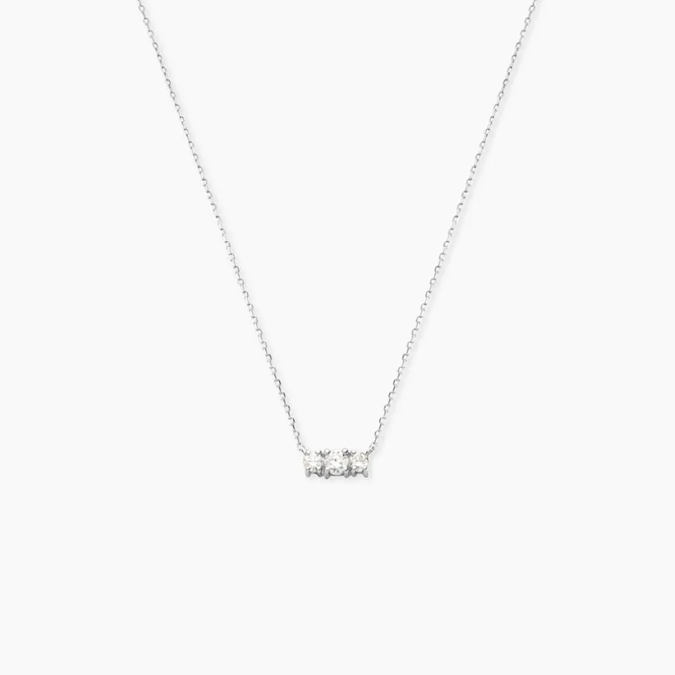 Collier Or Blanc Sabine Diamants