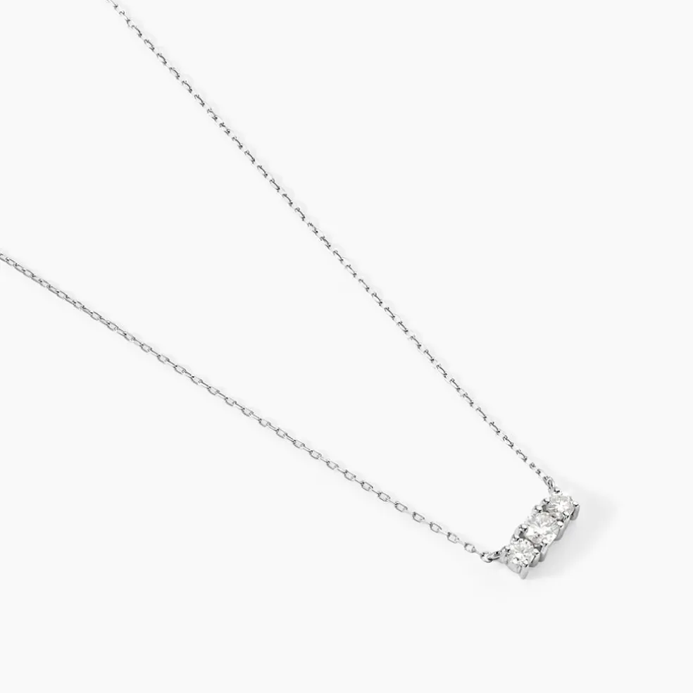 Collier Or Blanc Sabine Diamants