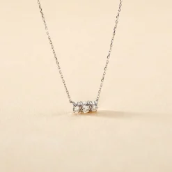 Collier Or Blanc Sabine Diamants