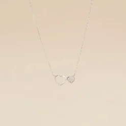 Collier Or Blanc Stacia Diamants