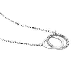 Collier Or Blanc Tresha Diamants