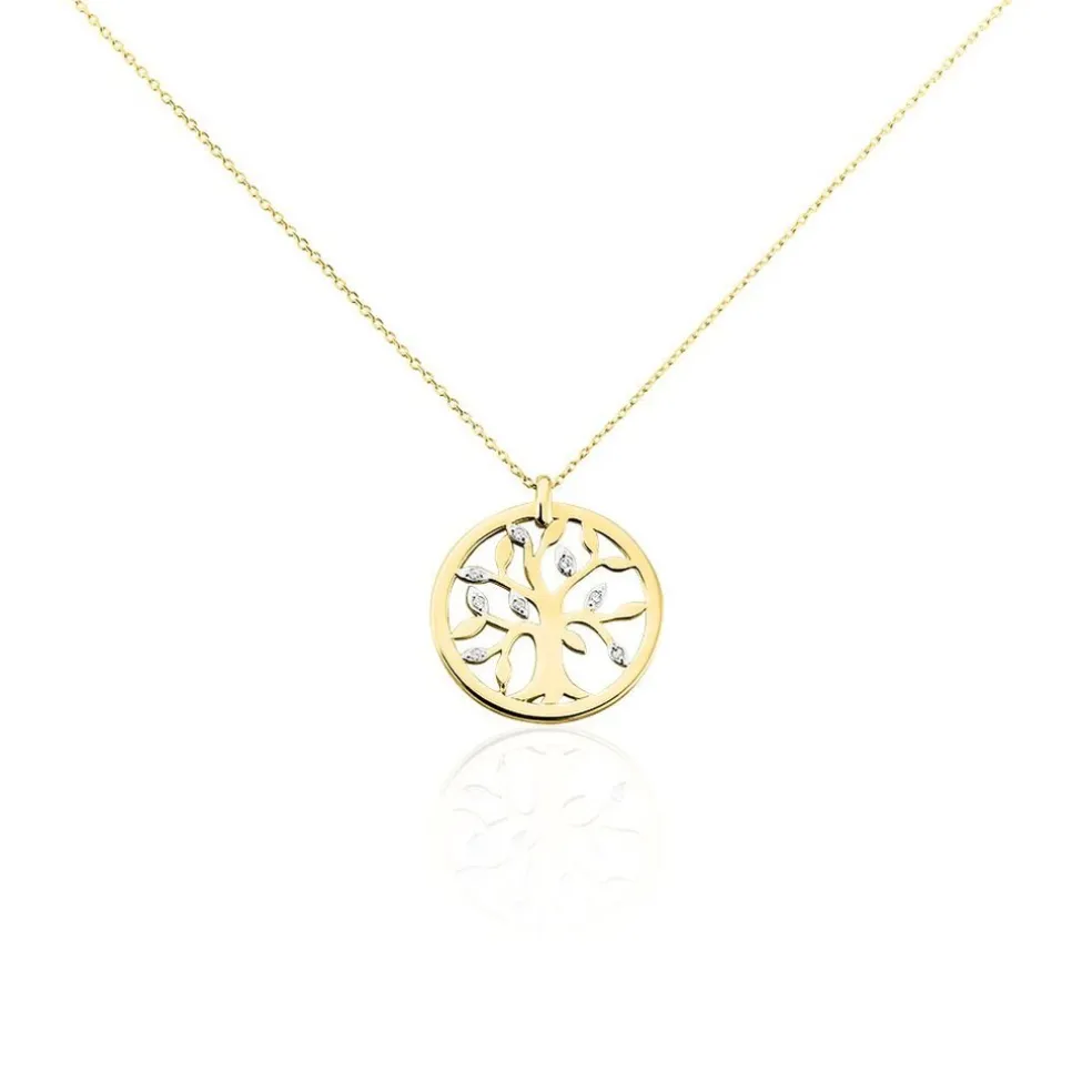 Collier Or Jaune Argius Diamants