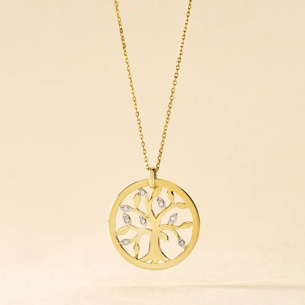 Collier Or Jaune Argius Diamants