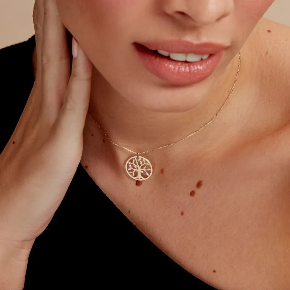 Collier Or Jaune Argius Diamants