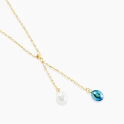 Collier Or Jaune Brayann Perles De Culture