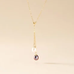 Collier Or Jaune Brayann Perles De Culture