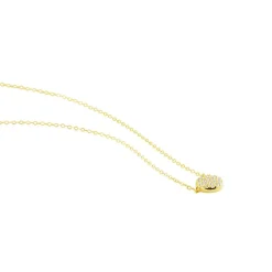 Collier Or Jaune Burak Oxyde De Zirconium