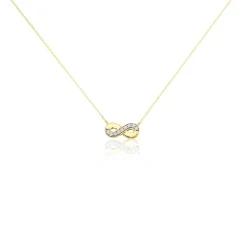 Collier Or Jaune Chlotilda Diamants