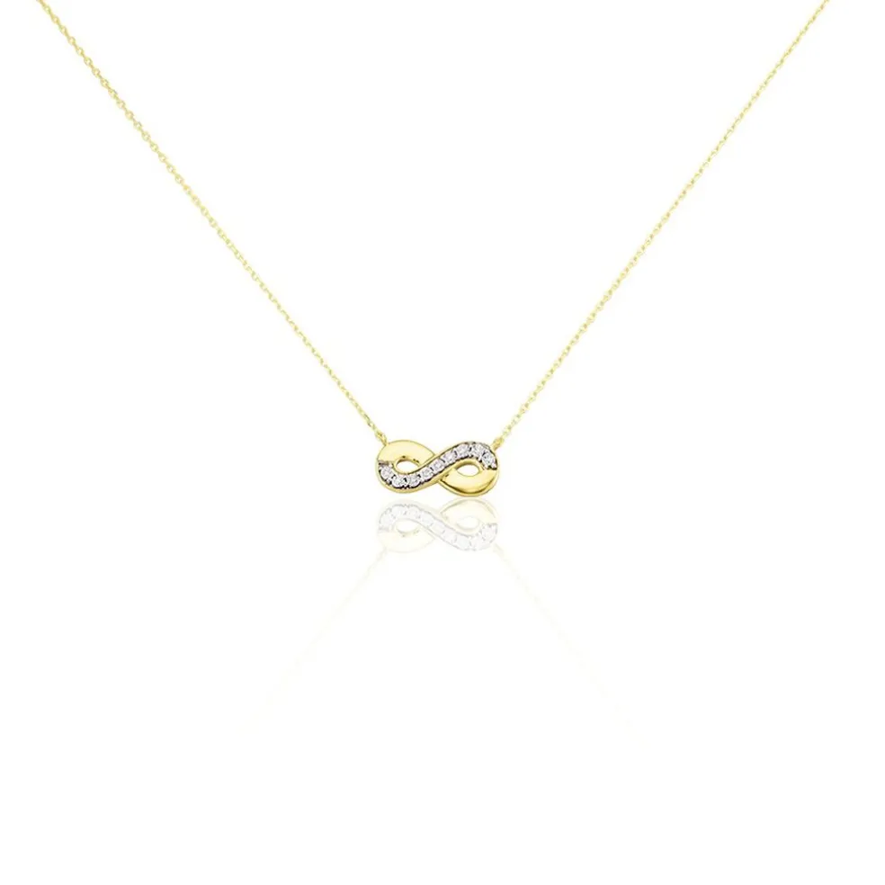 Collier Or Jaune Chlotilda Diamants