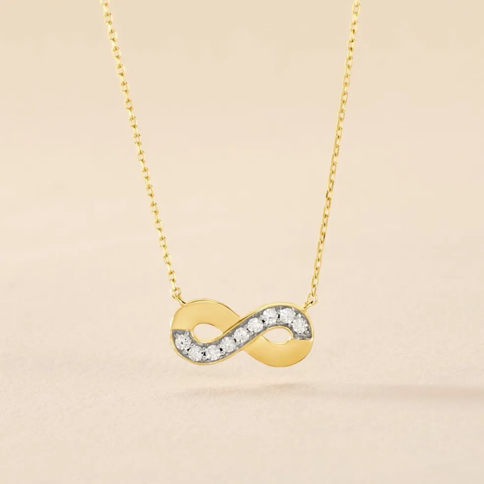Collier Or Jaune Chlotilda Diamants