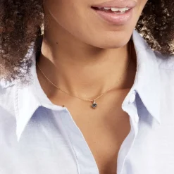 Collier Or Jaune Clothilde Topaze