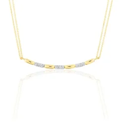 Collier Or Jaune Diamant