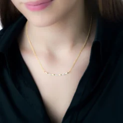 Collier Or Jaune Diamant