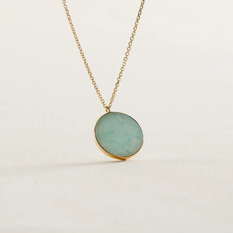Collier Or Jaune Florica Amazonite