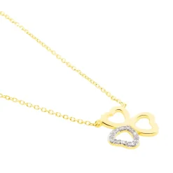 Collier Or Jaune Helisende Diamants