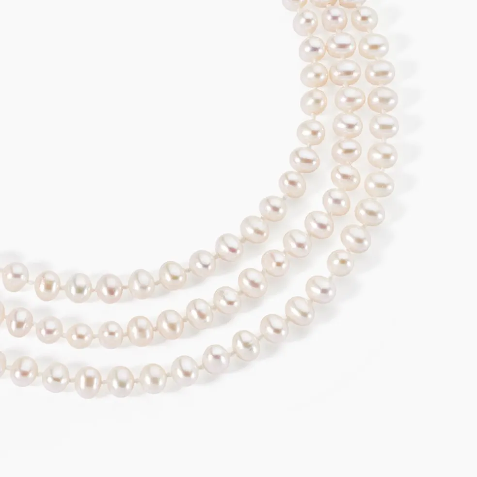 Collier Or Jaune Lauridas Perle De Culture