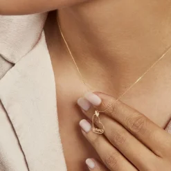 Collier Or Jaune Linaire