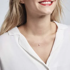 Collier Or Jaune Maiorga Oxyde De Zirconium