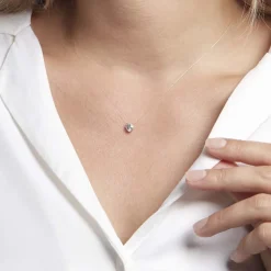 Collier Or Jaune Maiorga Oxyde De Zirconium