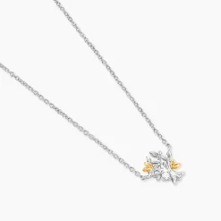 Collier Or Jaune Oxyde De Zirconium