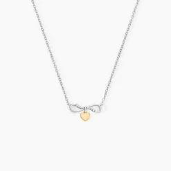 Collier Or Jaune Oxyde De Zirconium