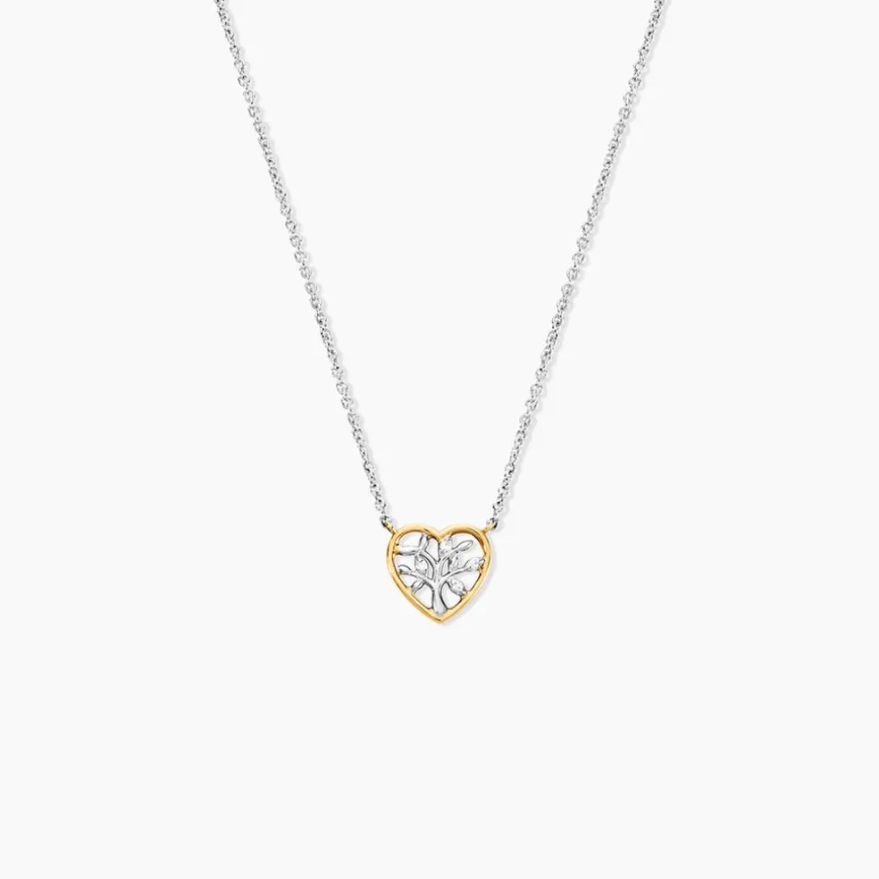 Collier Or Jaune Oxyde De Zirconium