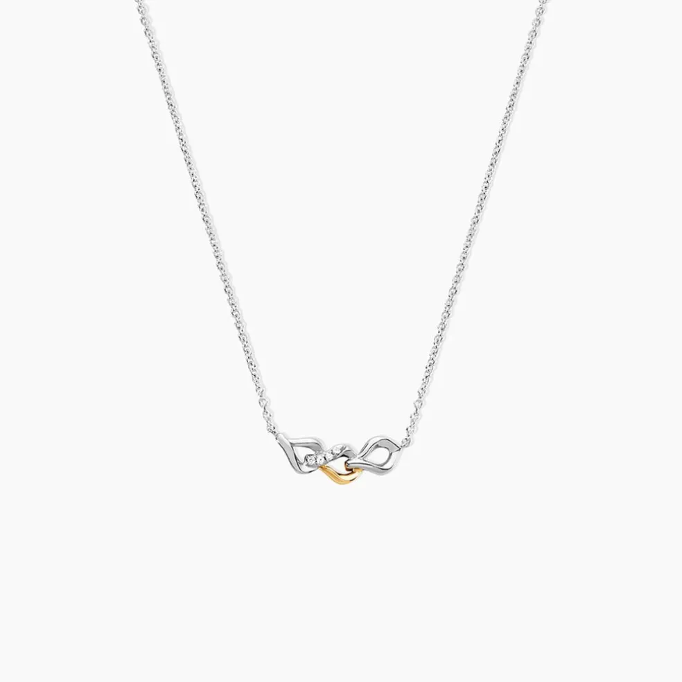 Collier Or Jaune Oxyde De Zirconium