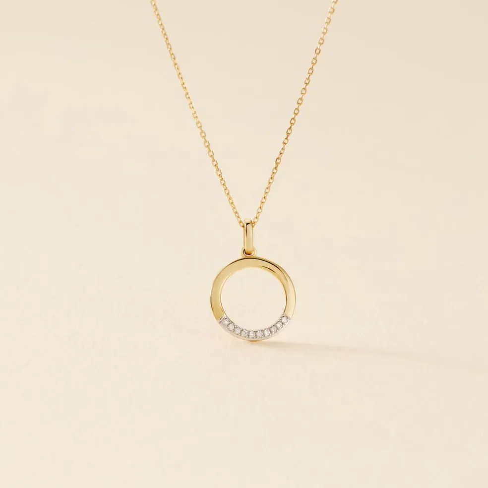 Collier Or Jaune Vahina Diamants