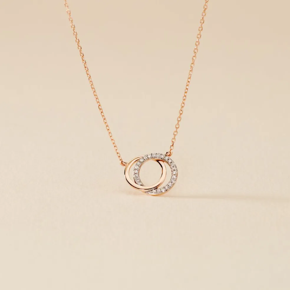 Collier Or Rose Tresha Diamants