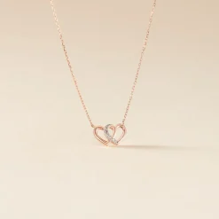 Collier Or Rose Valiere Diamants