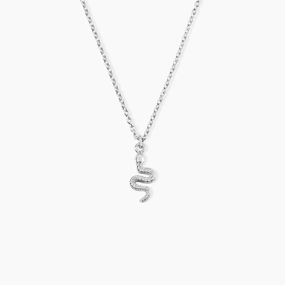 Collier Oria Argent Blanc