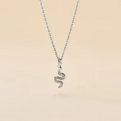 Collier Oria Argent Blanc