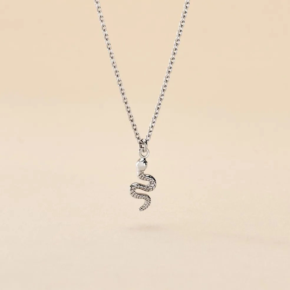 Collier Oria Argent Blanc