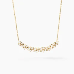 Collier Orion Or Jaune Oxyde De Zirconium