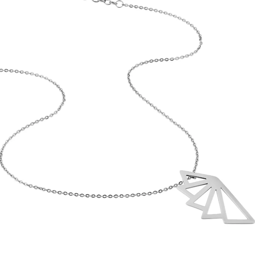 Collier Osaka Acier Blanc