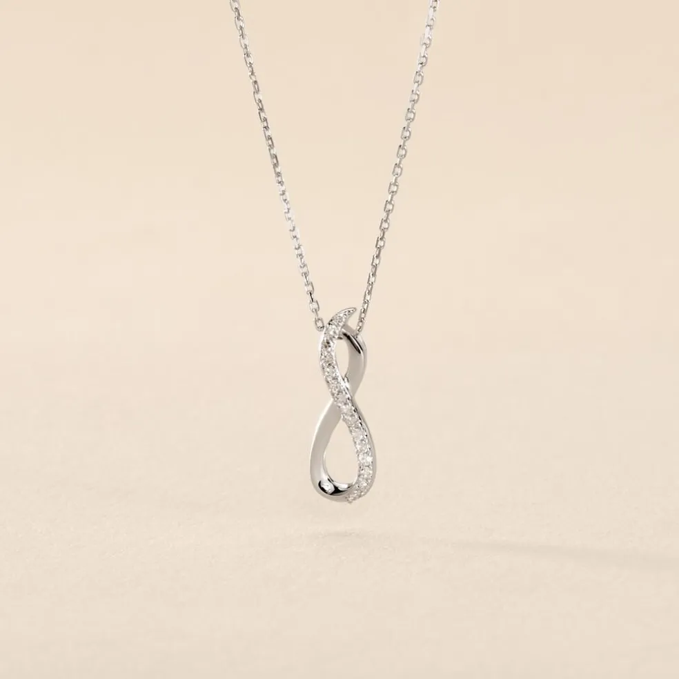 Collier Osanna Or Blanc Diamants