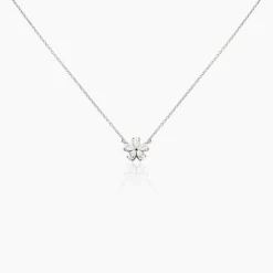 Collier Oskari Argent Blanc Oxyde De Zirconium