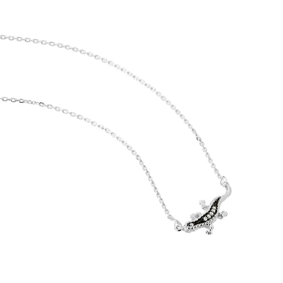 Collier Oya Argent Blanc Oxyde De Zirconium