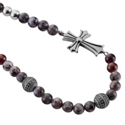 Collier Palome Acier Gris