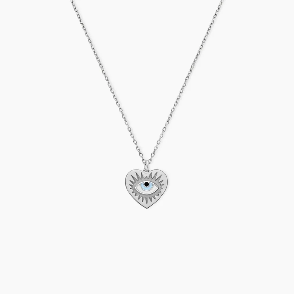 Collier Parad'eyes Argent Blanc