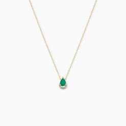 Collier Parry Or Jaune Emeraude Diamant