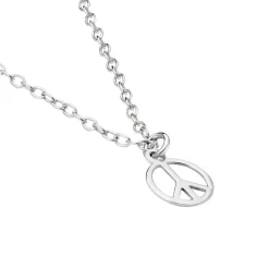 Collier Paz Argent Blanc