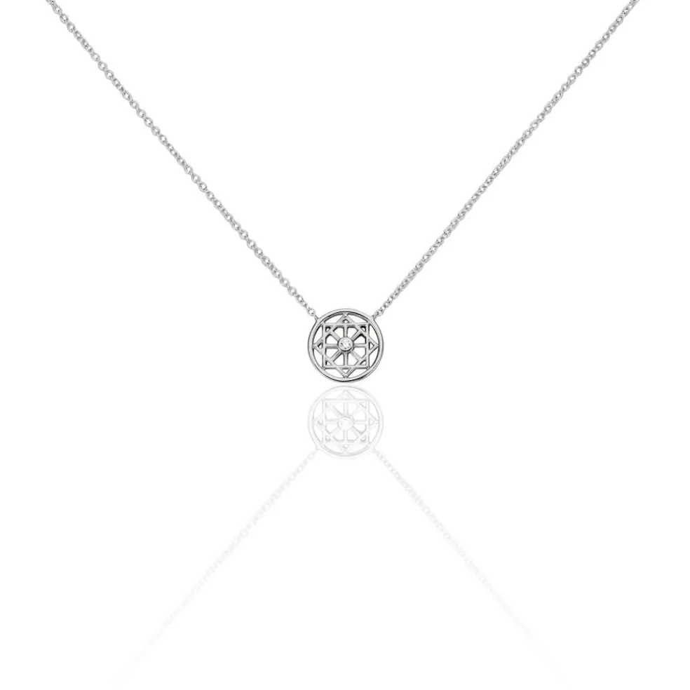 Collier Peinda Argent Blanc Oxyde De Zirconium