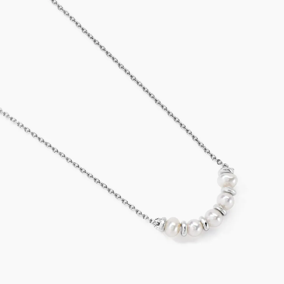 Collier Perlissima Argent Blanc Perle De Culture