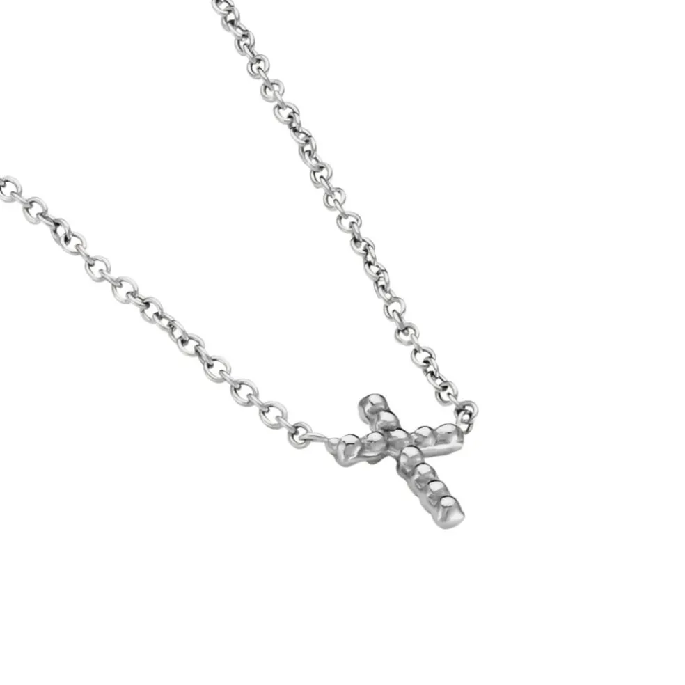 Collier Peyton Argent Blanc