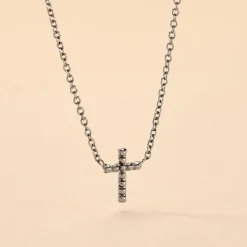 Collier Peyton Argent Blanc