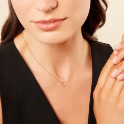 Collier Peytone Argent Doré