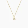 Collier Phanie Argent Jaune Oxyde De Zirconium