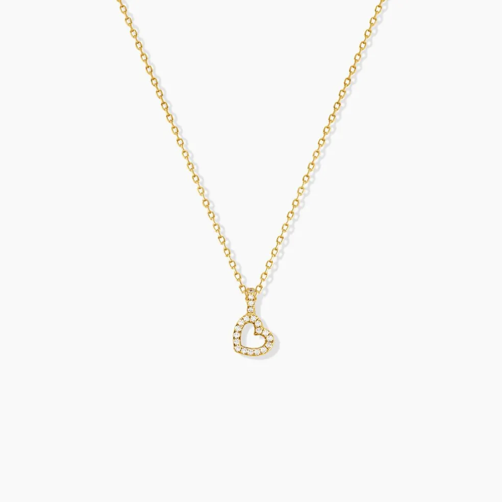 Collier Phanie Argent Jaune Oxyde De Zirconium